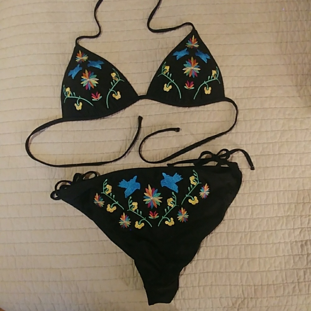 Embroidered Bikini